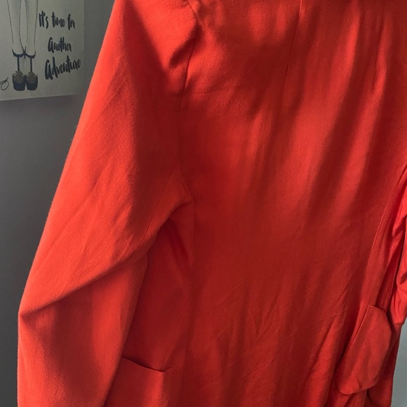 Aritzia Linen Blazer Red - Picture 4 of 4